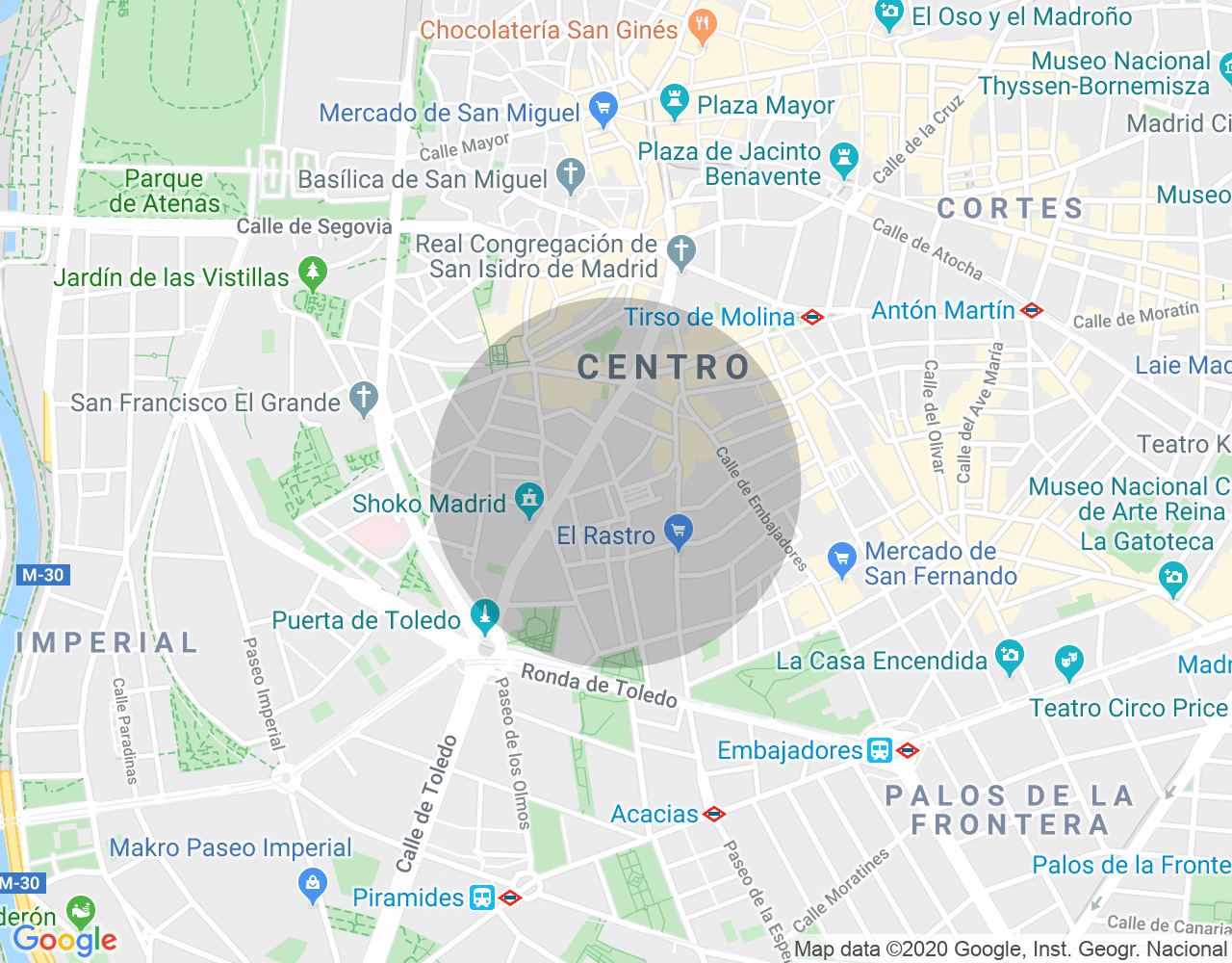 Imóvel no mapa