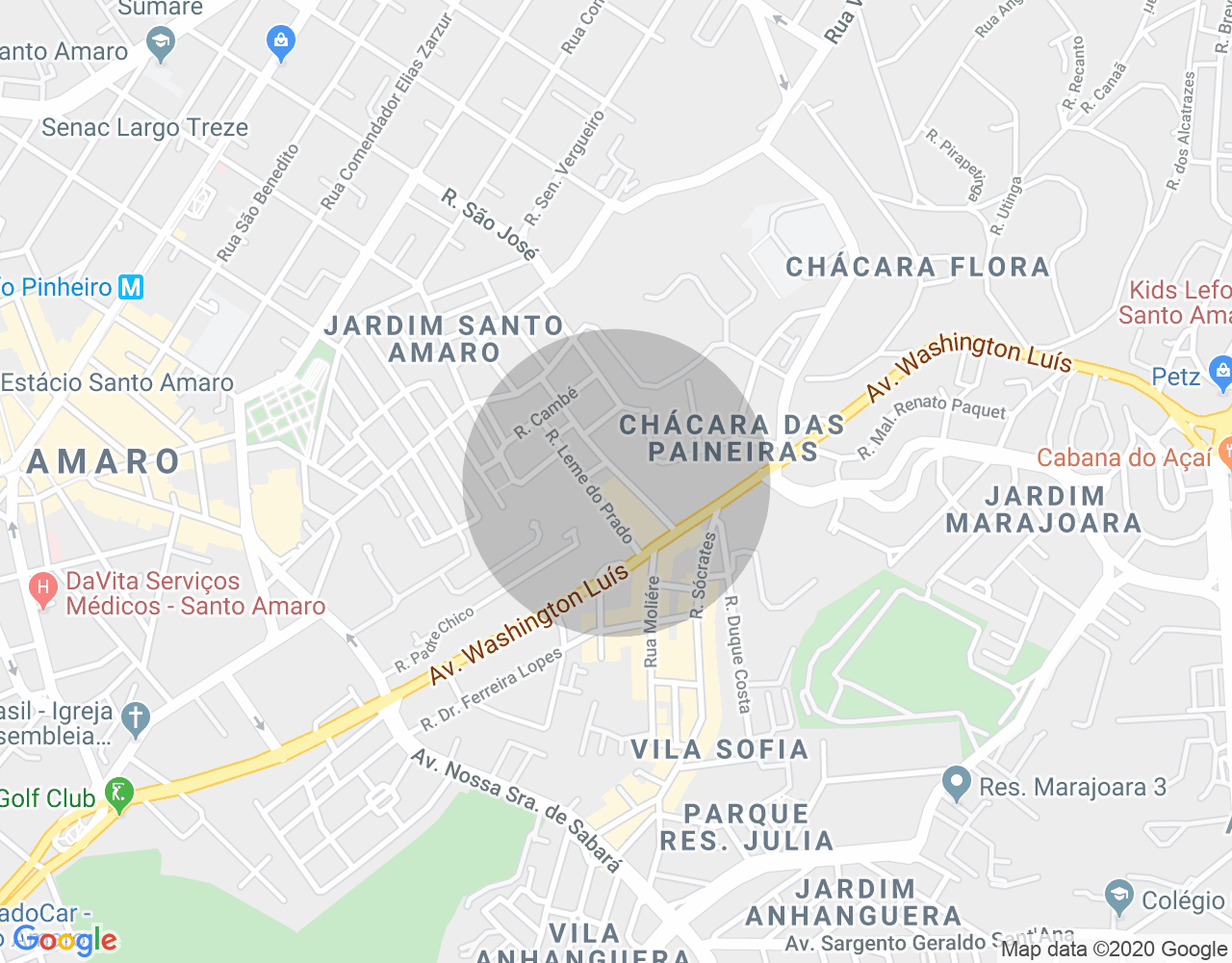 Imóvel no mapa