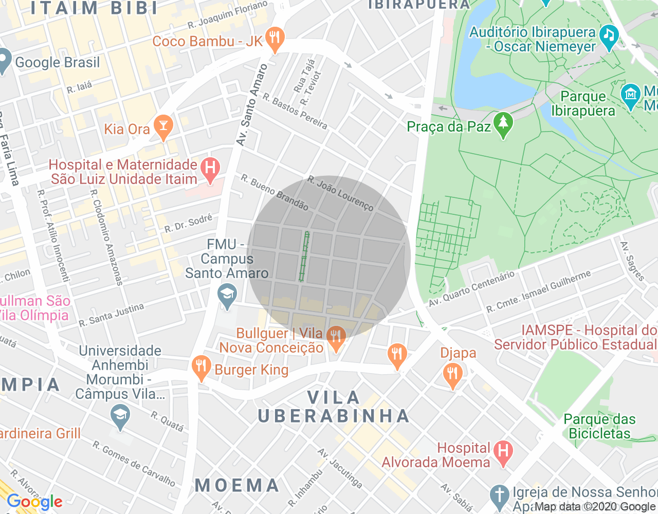 Imóvel no mapa