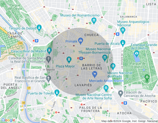 Imóvel no mapa