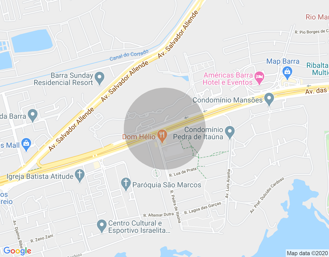 Imóvel no mapa