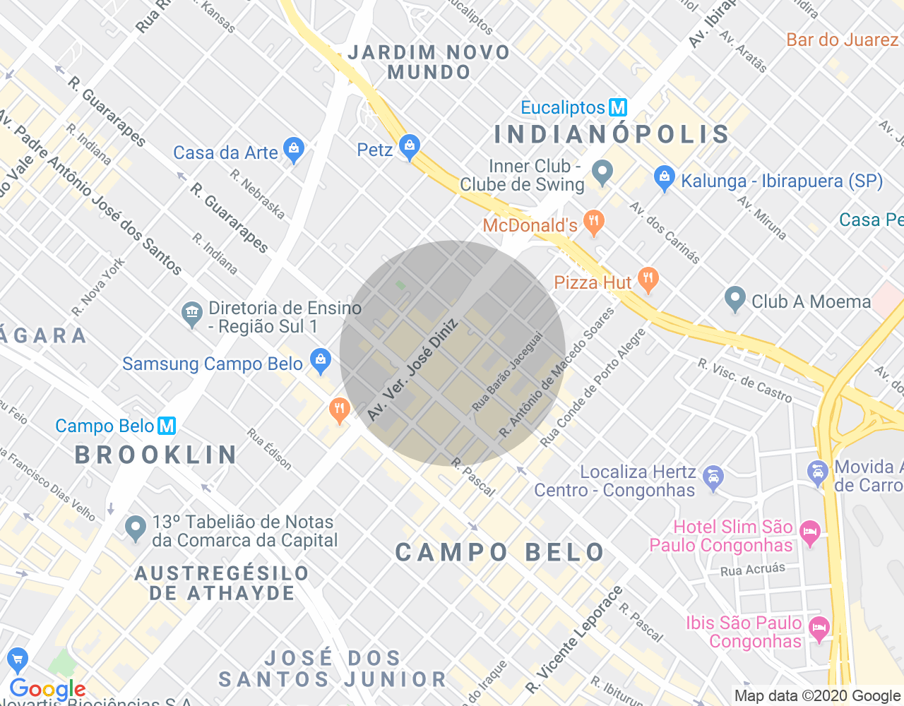 Imóvel no mapa