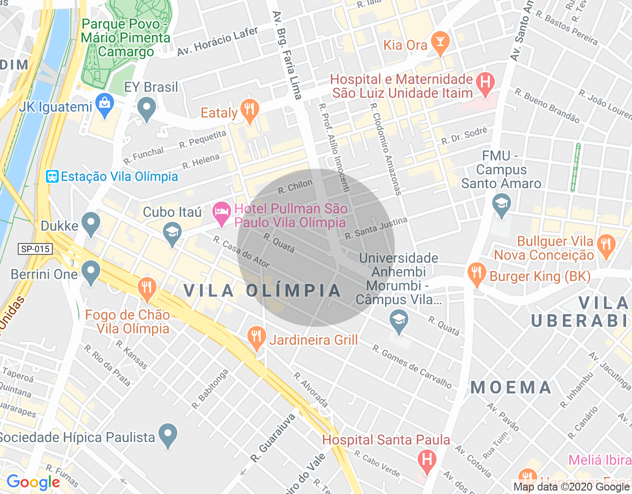 Imóvel no mapa