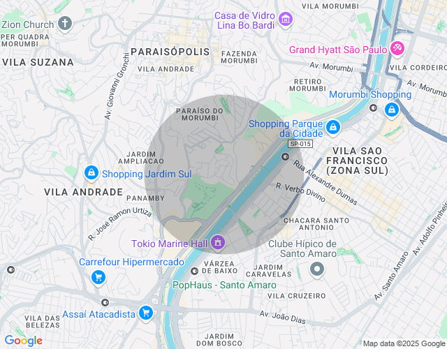 Imóvel no mapa