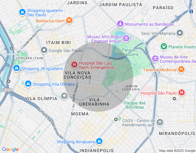 Imóvel no mapa