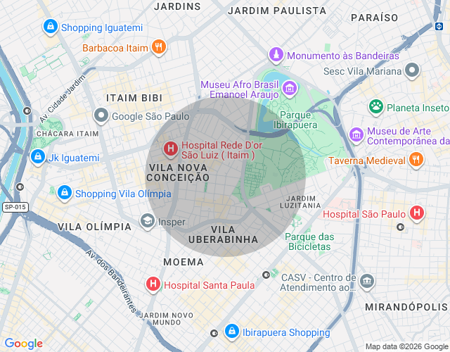 Imóvel no mapa