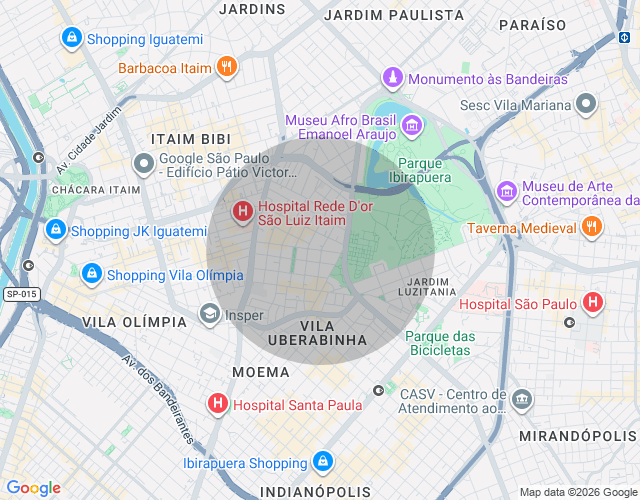 Imóvel no mapa