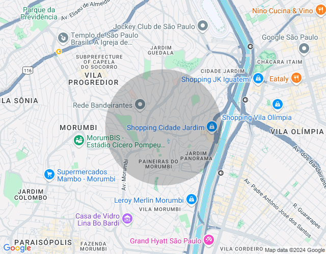 Imóvel no mapa