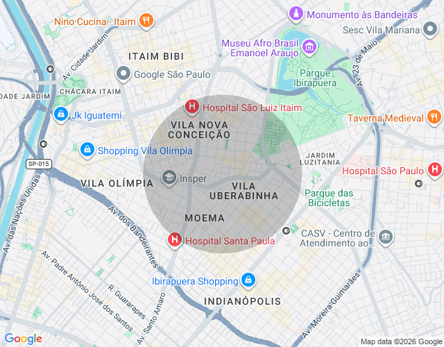 Imóvel no mapa