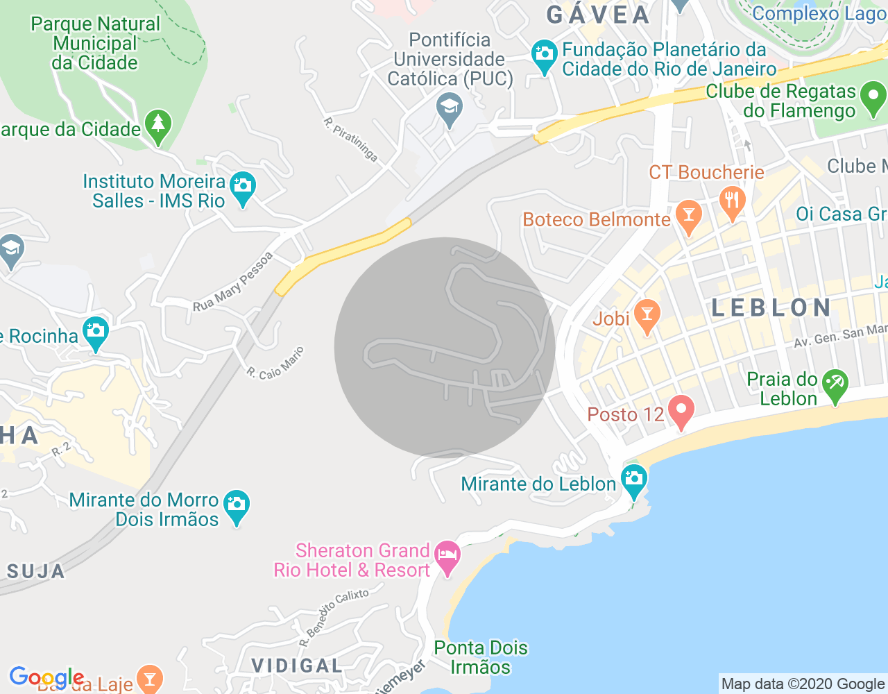 Imóvel no mapa