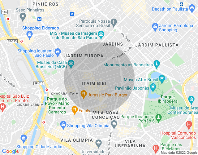 Imóvel no mapa