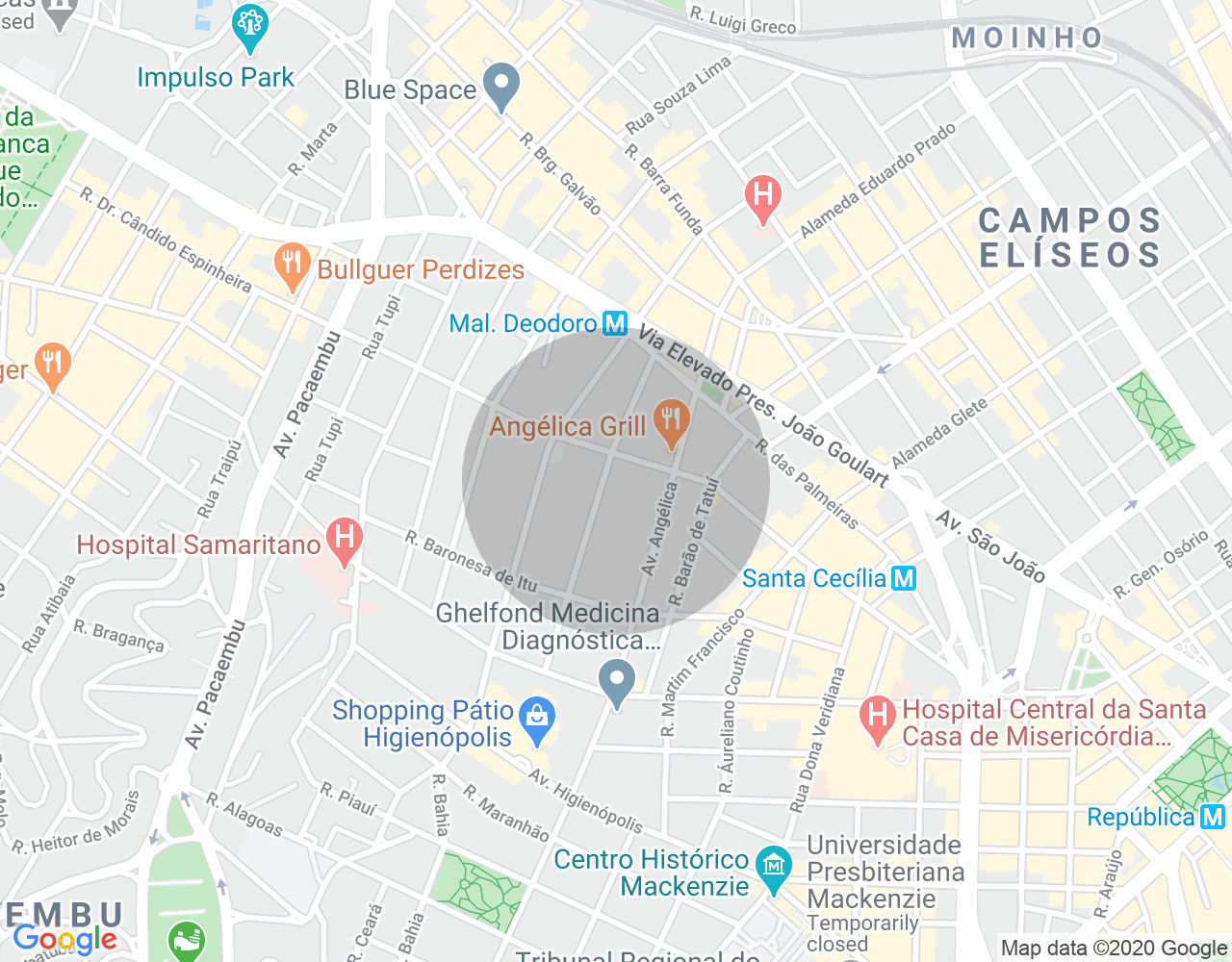 Imóvel no mapa