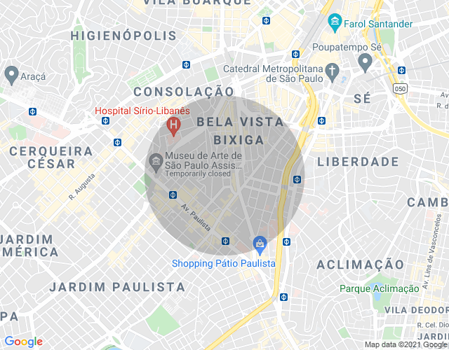 Imóvel no mapa