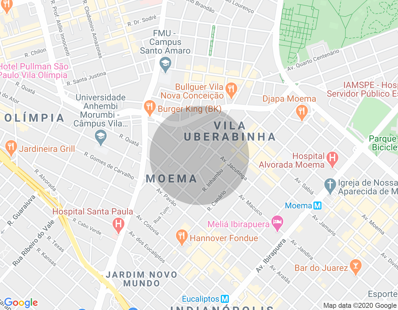 Imóvel no mapa