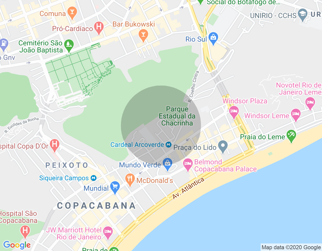 Imóvel no mapa