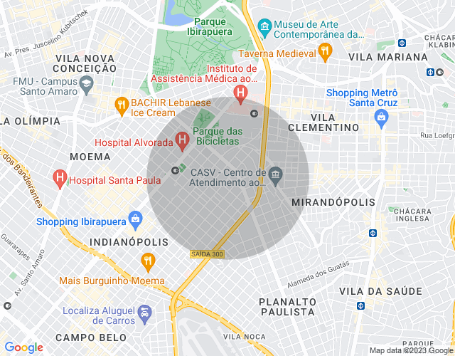 Imóvel no mapa