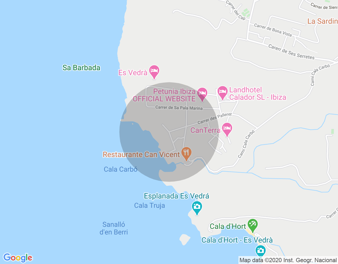 Imóvel no mapa