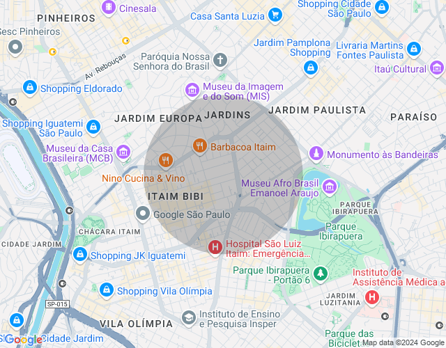 Imóvel no mapa