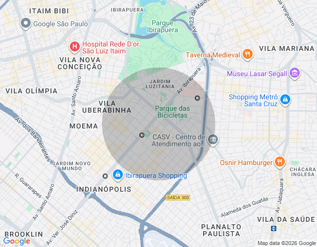 Imóvel no mapa