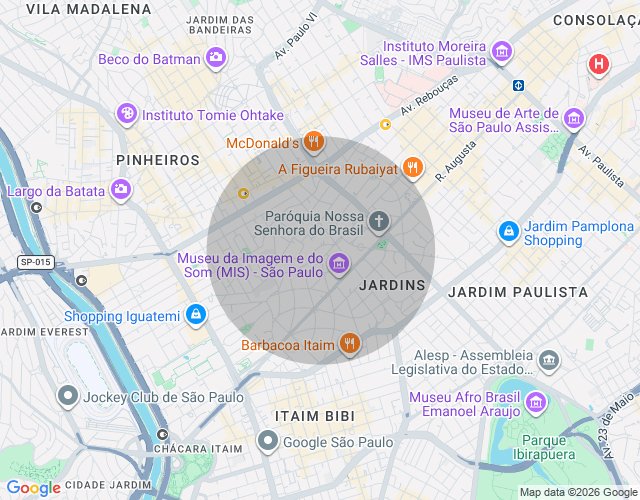 Imóvel no mapa