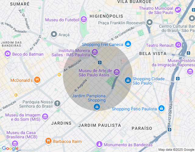 Imóvel no mapa