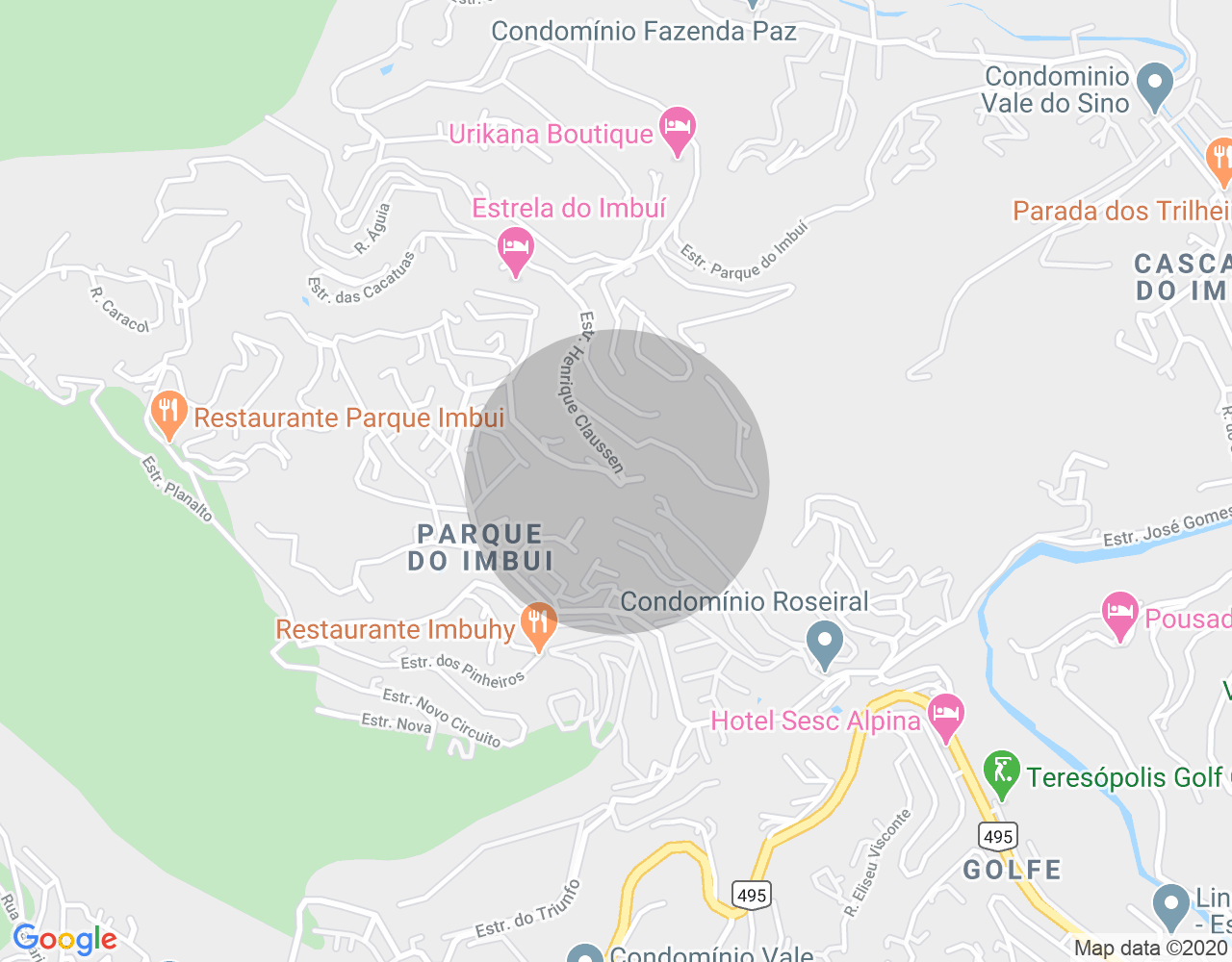 Imóvel no mapa