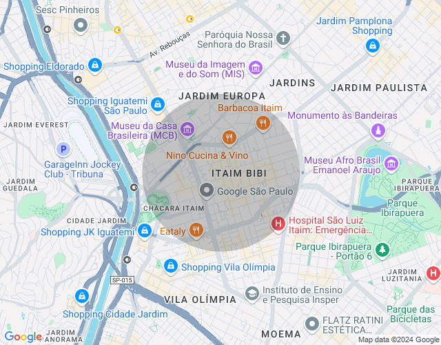 Imóvel no mapa