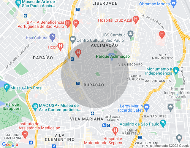 Imóvel no mapa