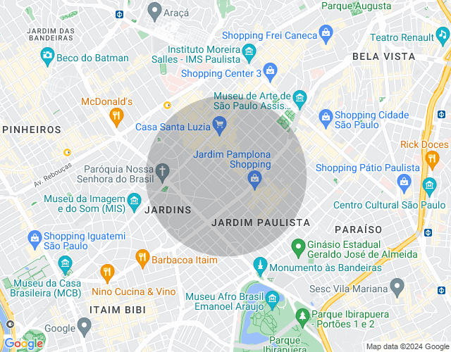 Imóvel no mapa