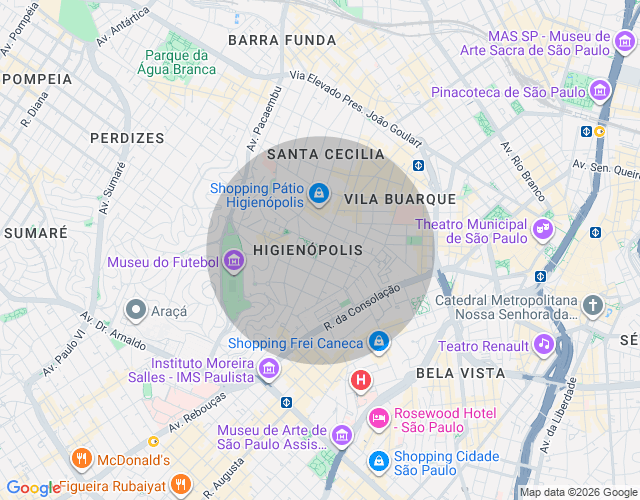 Imóvel no mapa