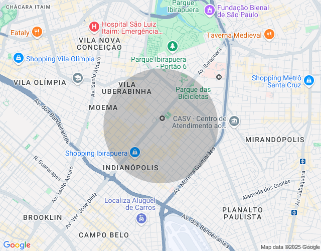 Imóvel no mapa