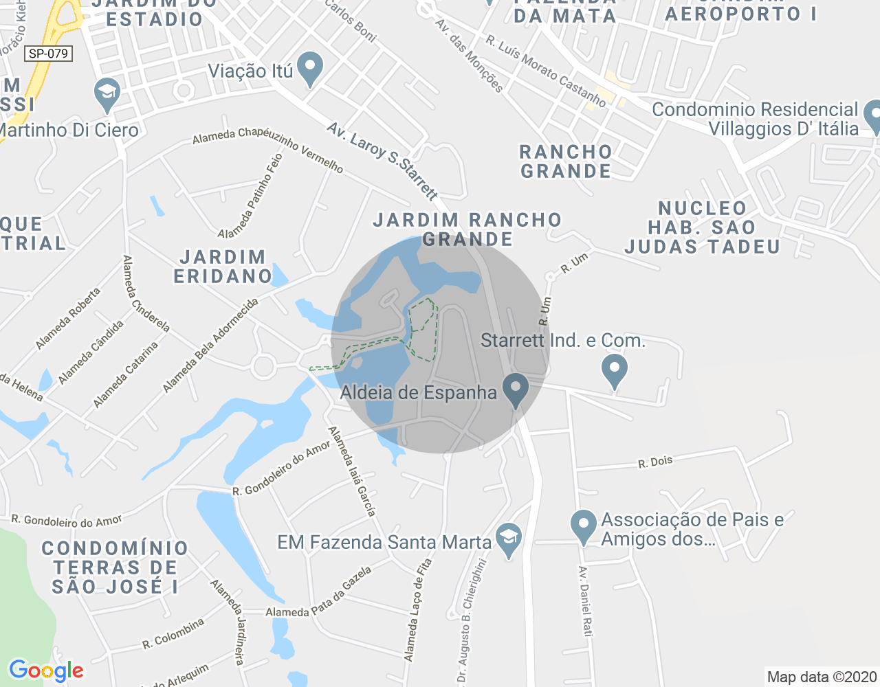 Imóvel no mapa