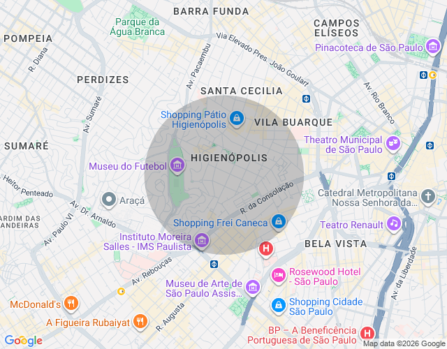 Imóvel no mapa
