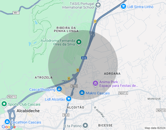 Imóvel no mapa