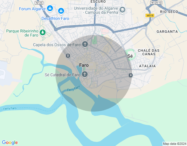 Imóvel no mapa