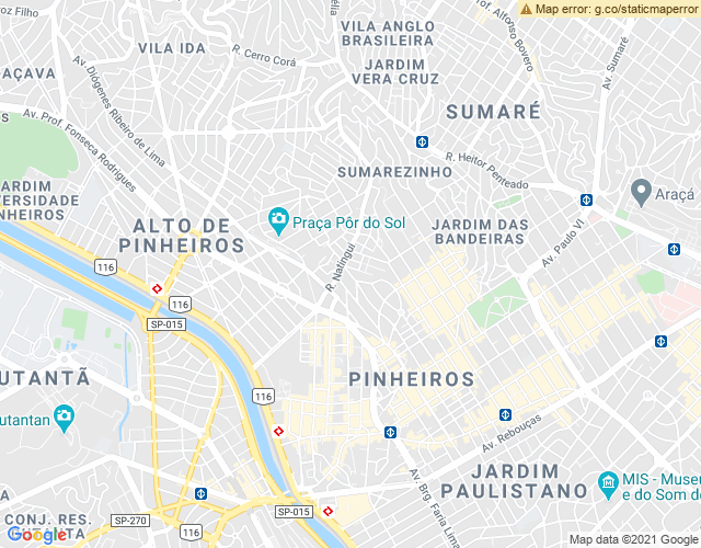 Imóvel no mapa