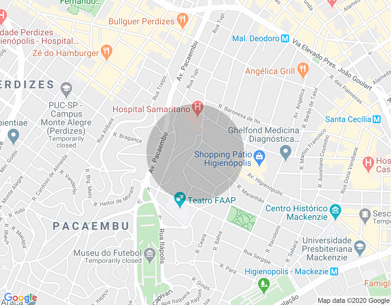 Imóvel no mapa