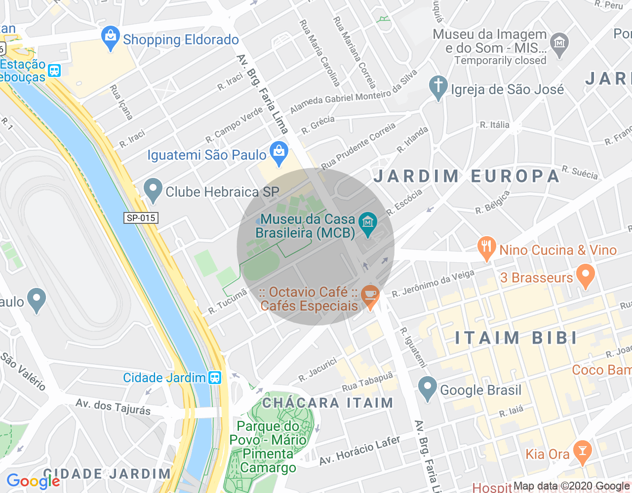 Imóvel no mapa