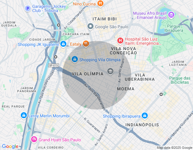 Imóvel no mapa