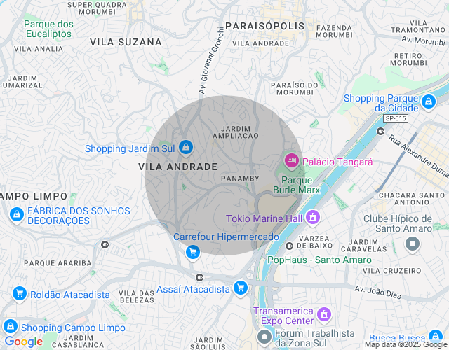 Imóvel no mapa