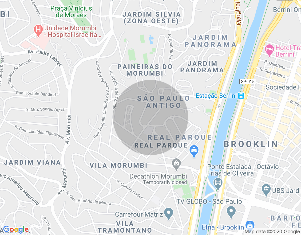 Imóvel no mapa