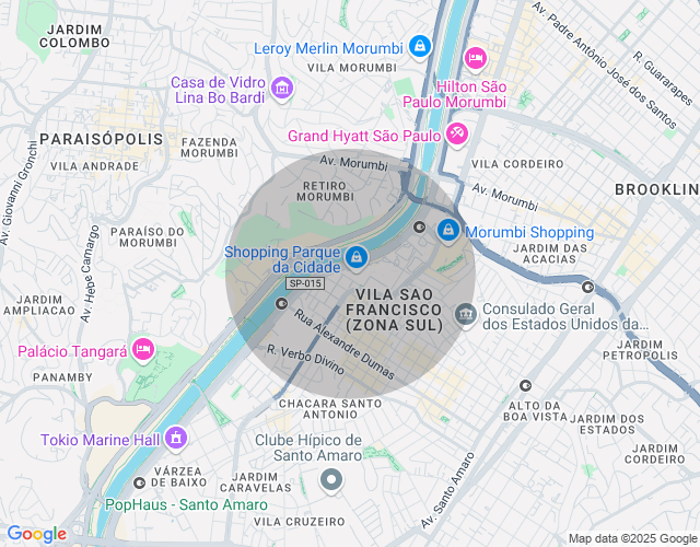 Imóvel no mapa