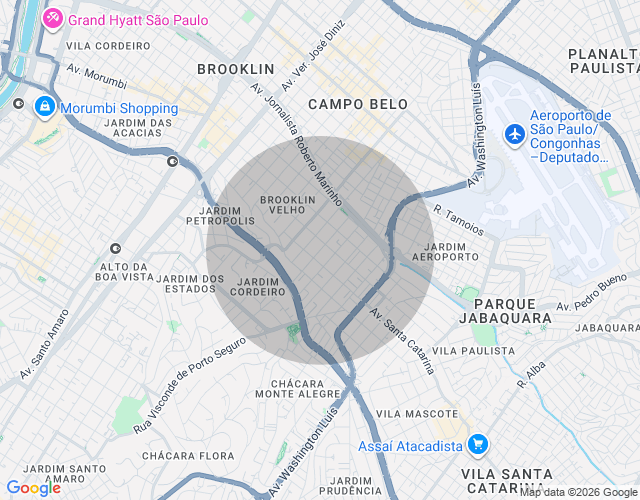 Imóvel no mapa