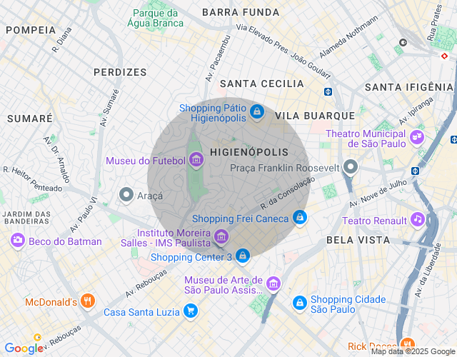 Imóvel no mapa