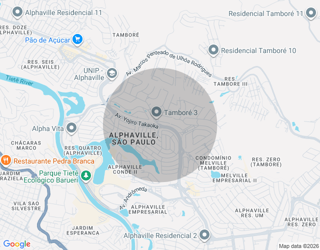 Imóvel no mapa