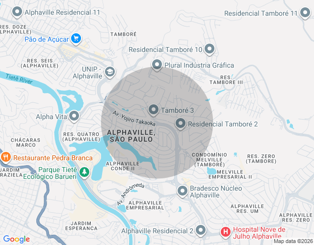 Imóvel no mapa