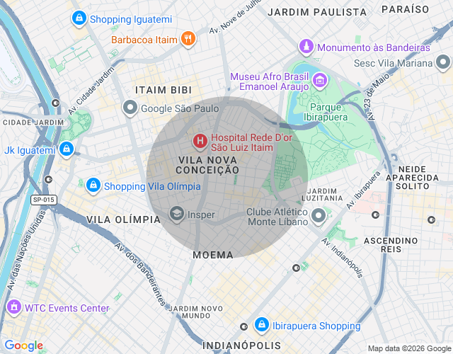 Imóvel no mapa