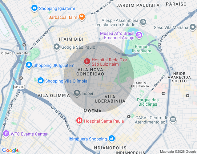 Imóvel no mapa