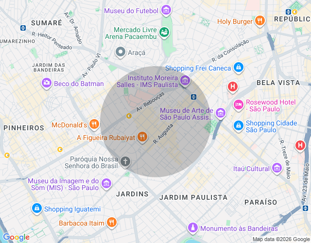 Imóvel no mapa