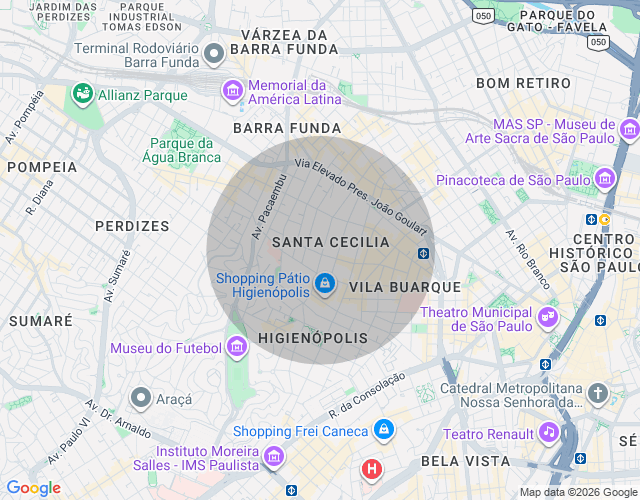 Imóvel no mapa